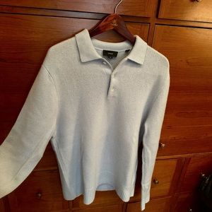 VINCE baby blue cashmere pullover Size M